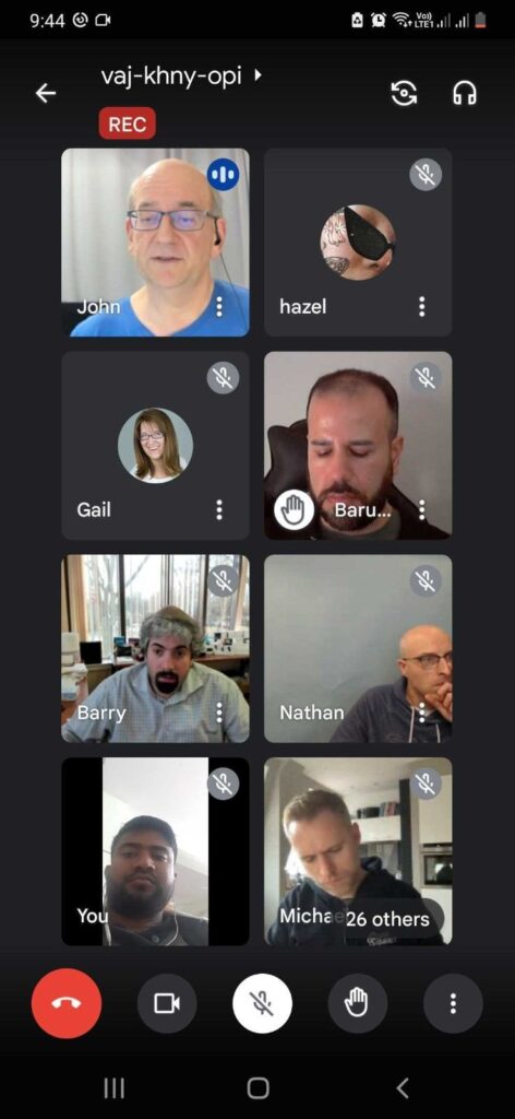 Md Raihan Islam joining a Google Search Central SEO office-hours video session